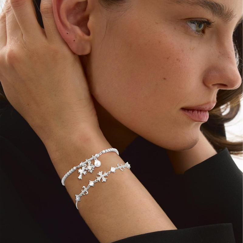 2pc Double Cross Bracelet