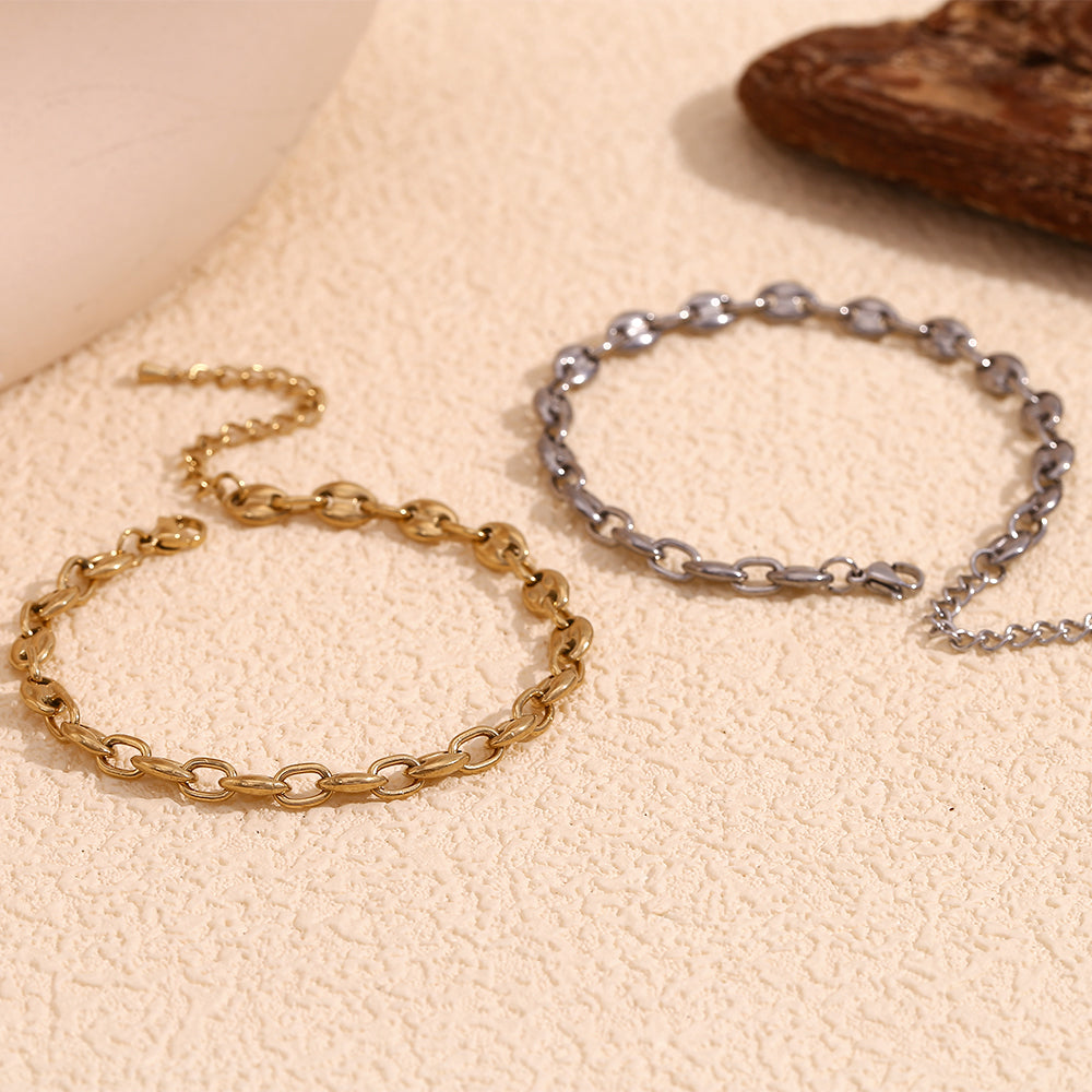 Riviera Luxe Oval Chain Anklet