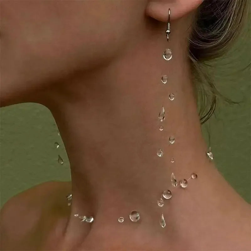 Water Droplet Illusion Jewelry Set