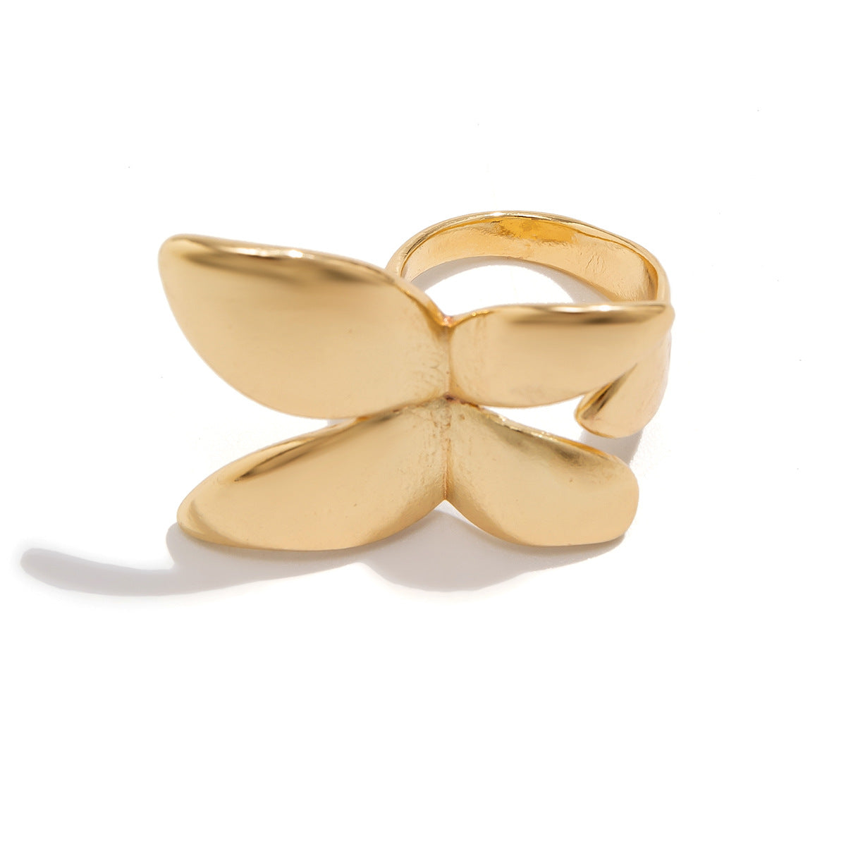 French Style Butterfly Open Ring