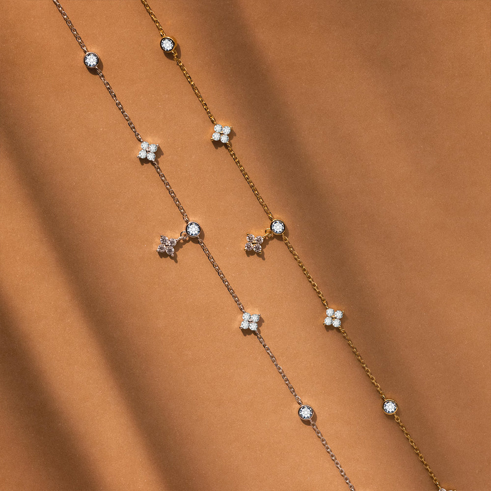 Dainty Star CZ Pendant Necklace