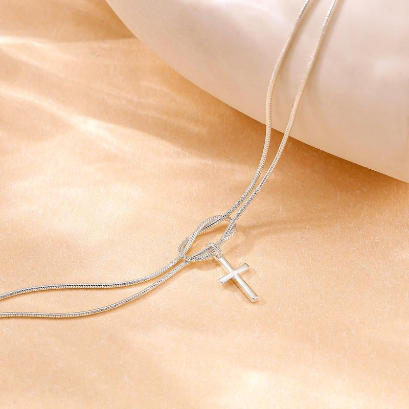 Love Knot Cross Bracelet