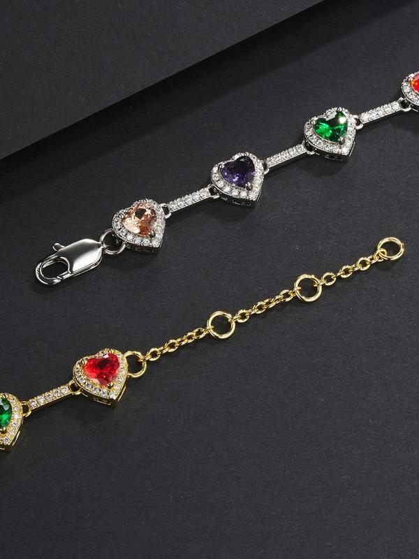 Heart Shaped Colorful Bracelet
