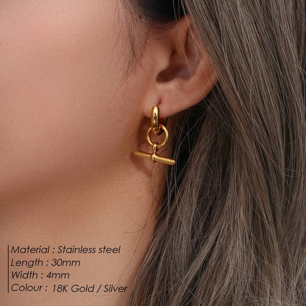 Dainty Bow Tassel Earrings