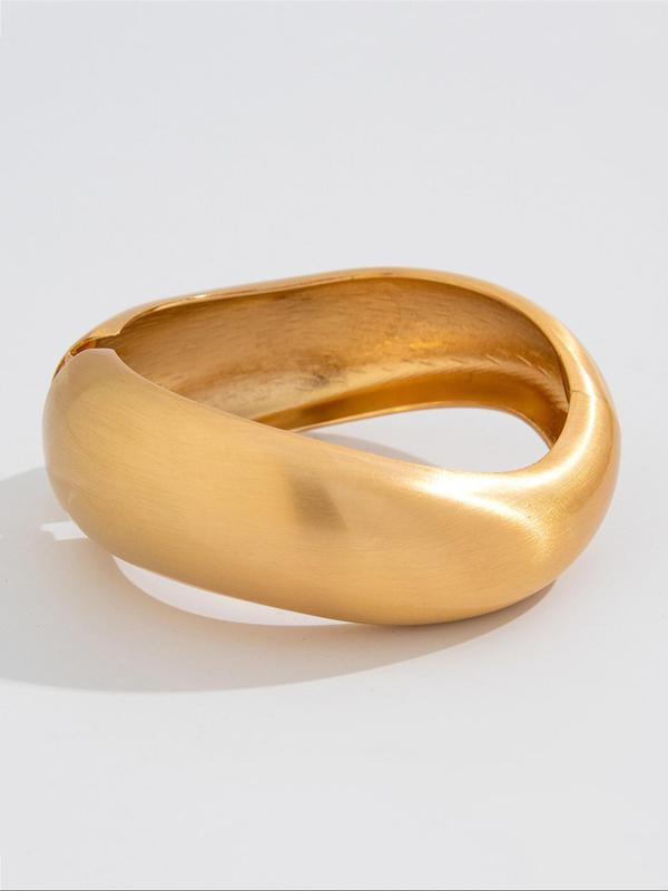 4pc Wavy Cuff Bracelet Set