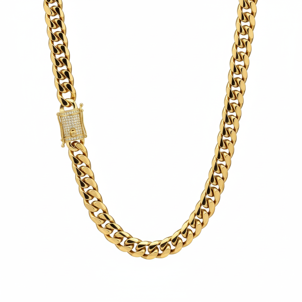 Minimal Cuban Link Necklace