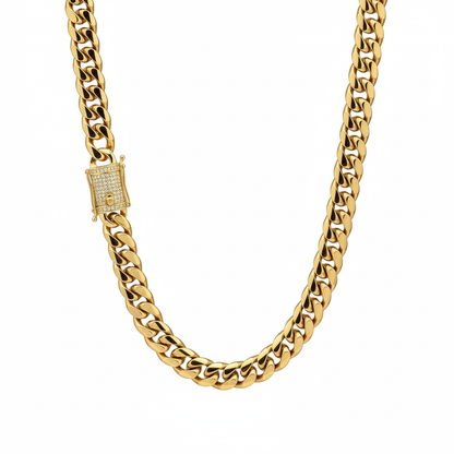 Minimal Cuban Link Necklace
