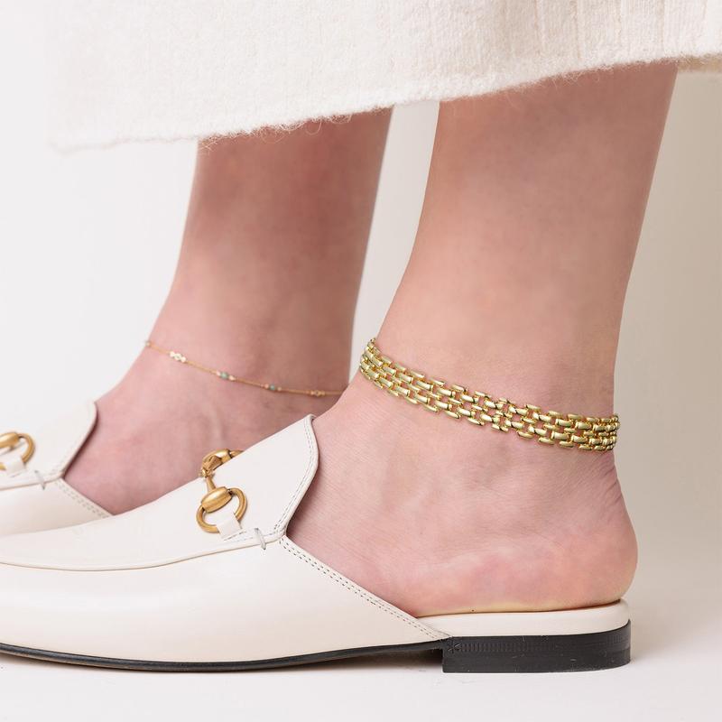 Minimal Chunky Anklet