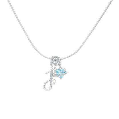 14k Initial Heart Charm Necklace