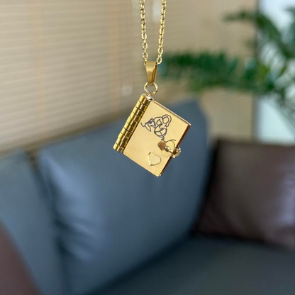 Book Necklace For Granddaughter