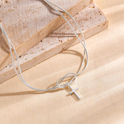 Love Knot Cross Bracelet