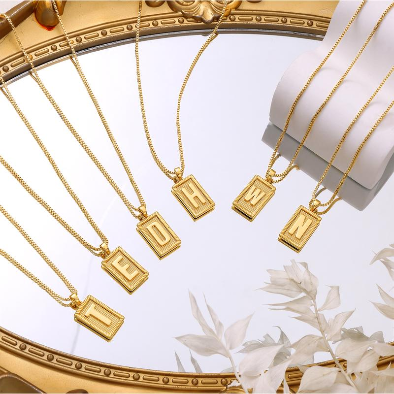 3pc Letter Cross Necklace Set