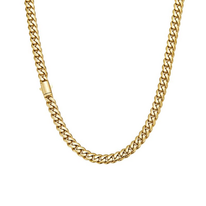 Minimal Cuban Link Necklace