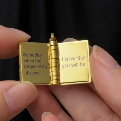 Book Necklace For Granddaughter