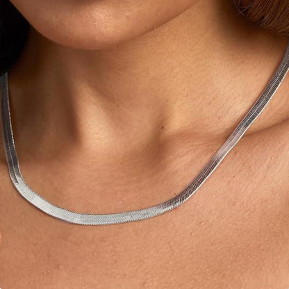 Dainty Herringbone Necklace