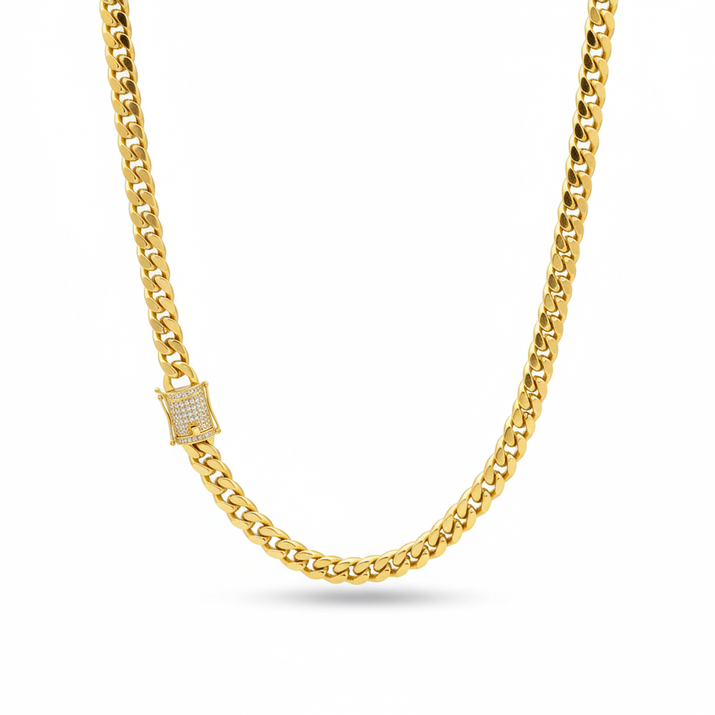 Minimal Cuban Link Necklace