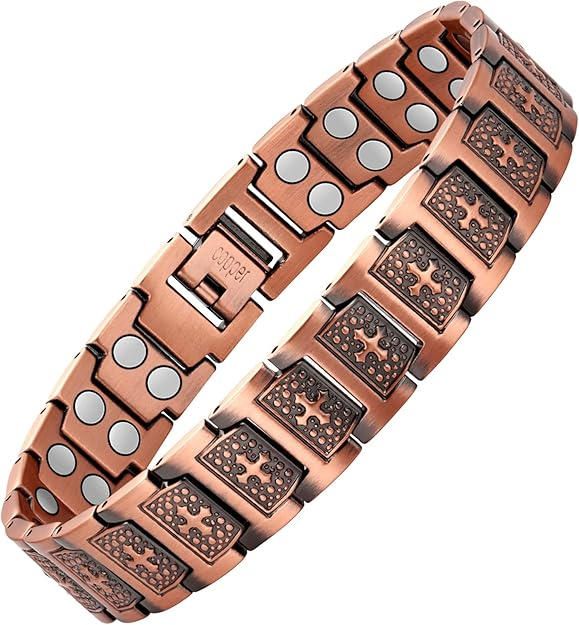 Cross Emblem Copper Bracelet