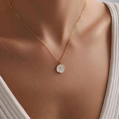 18k Dainty Cross Necklace