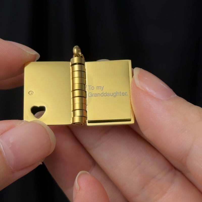 Book Necklace For Granddaughter