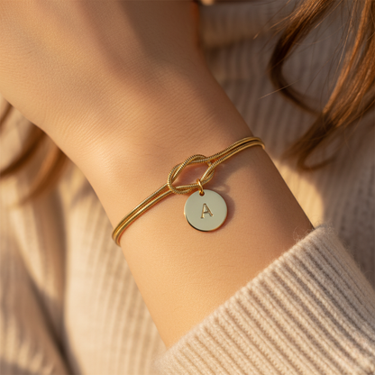 2pc Dainty Love Knot Bracelet