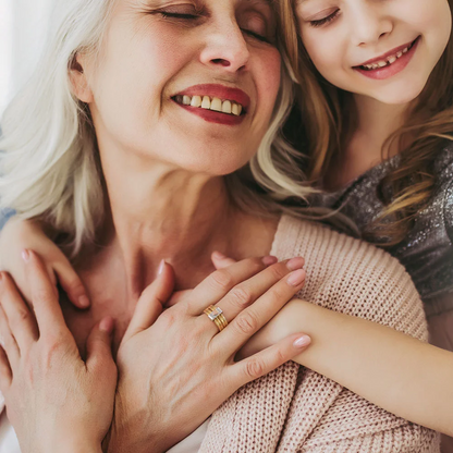 Personalized Heart Stackable Ring