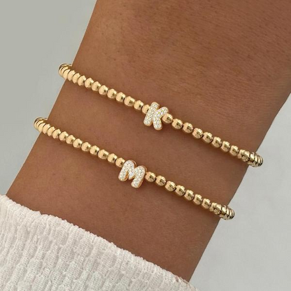 Letter Beaded Bracelet