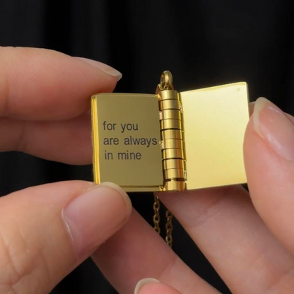 Book Necklace For Granddaughter