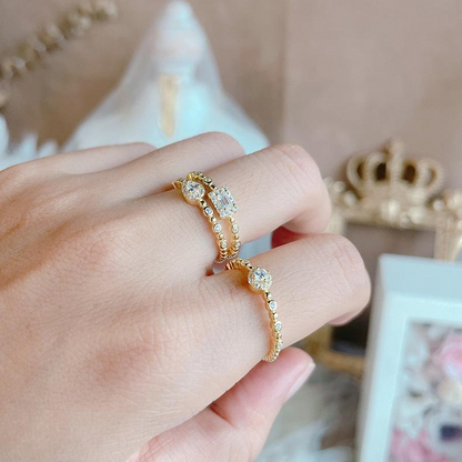 3pc Dainty Stackable Rings Set