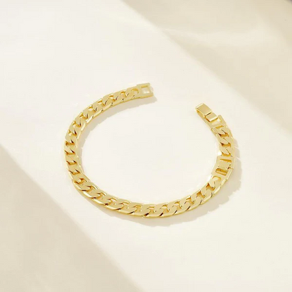 2pc 14k Chunky Link Bracelets