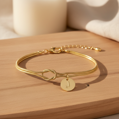 2pc Dainty Love Knot Bracelet