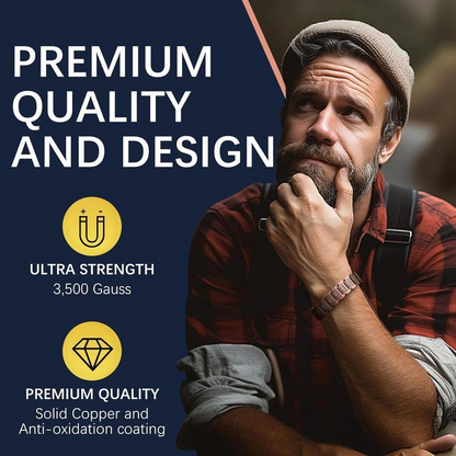 Cross Emblem Copper Bracelet