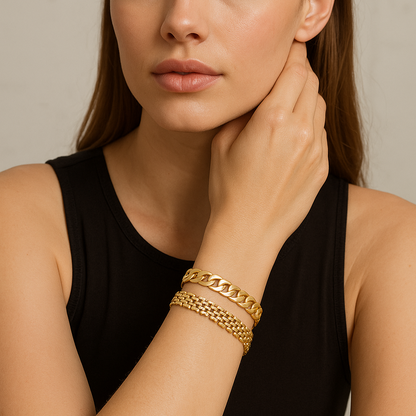 Minimal Chunky Bracelet