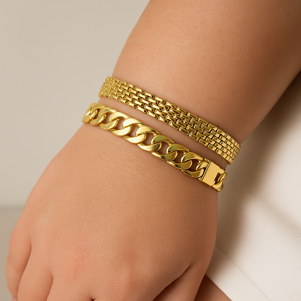 Minimal Chunky Bracelet