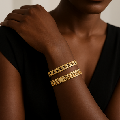 Minimal Chunky Bracelet