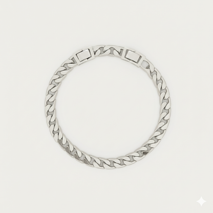 2pc Pink Heart & Cuban Anklet Set