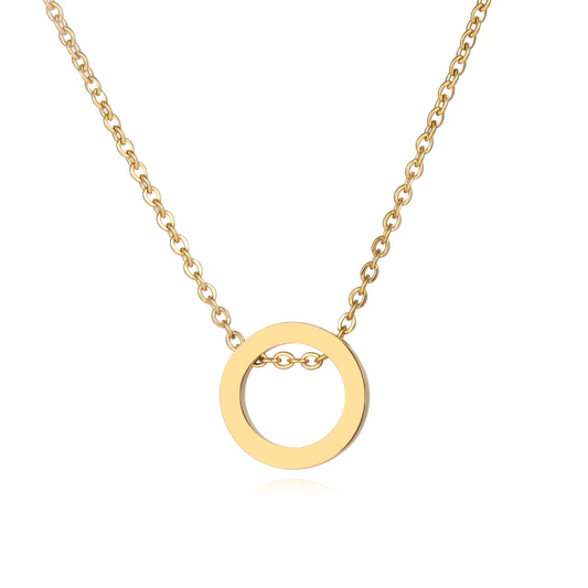 Hollow Circle Necklace