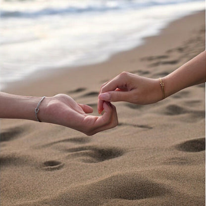 Personalized Love Knot Bracelet Set