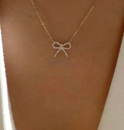 Dainty Bow Necklace