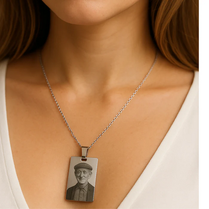 "Engraved Soul" Medal Necklace