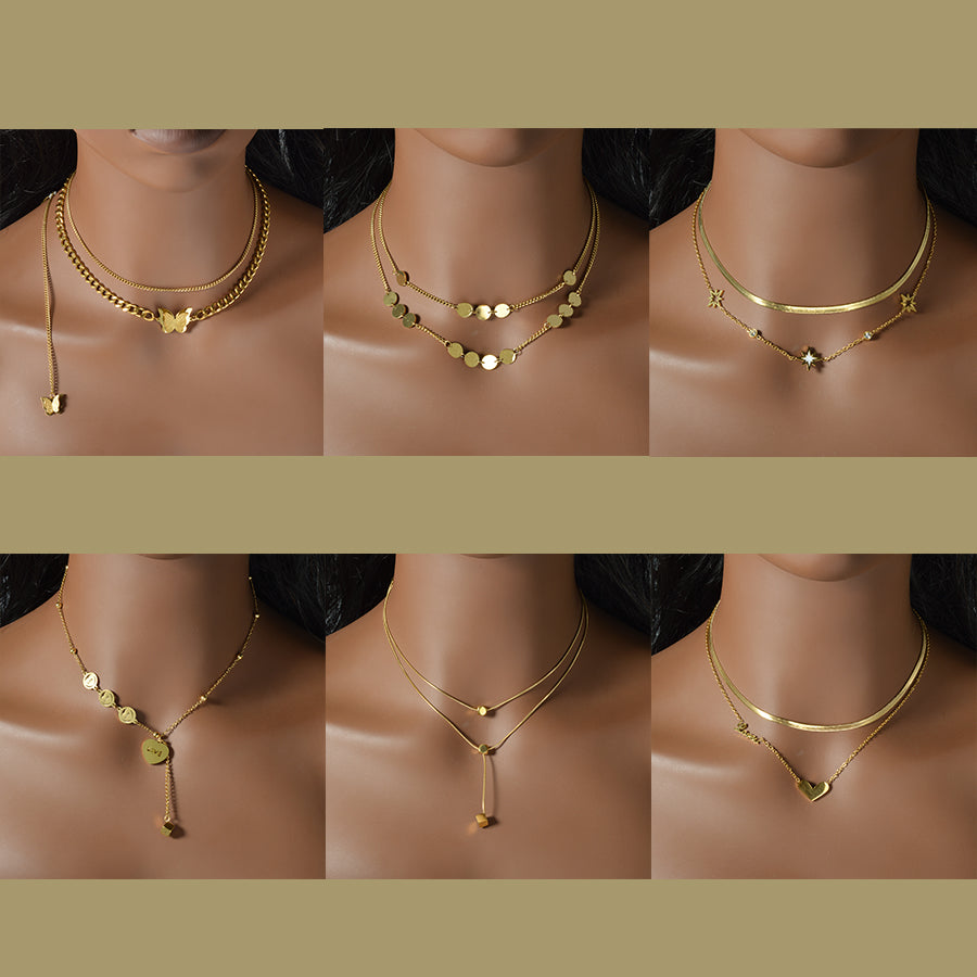 Minimalist Gold-Tone Necklace