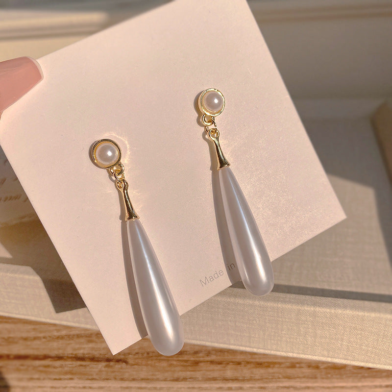 Pearl Teardrop Dangle Earrings