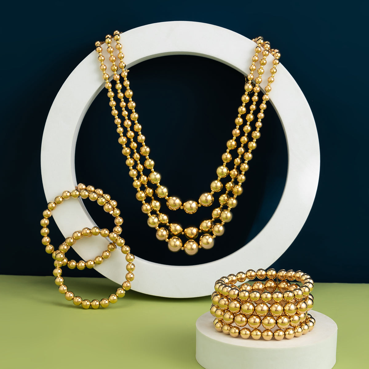 Chunky Big Ball Jewelry Set