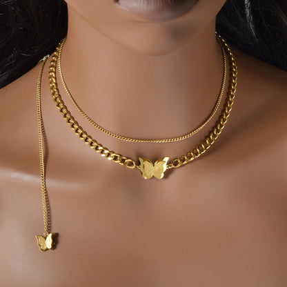 Minimalist Gold-Tone Necklace