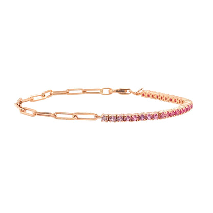 Luxury Gold Cubic Zirconia Tennis Bracelet