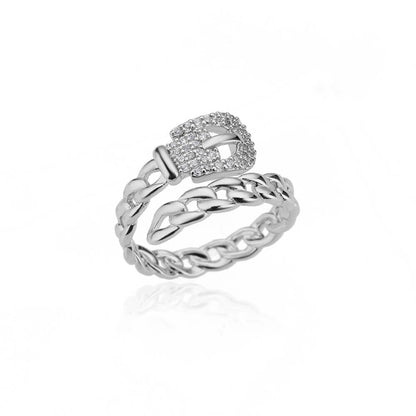 Buckle Chain Adjustable Ring