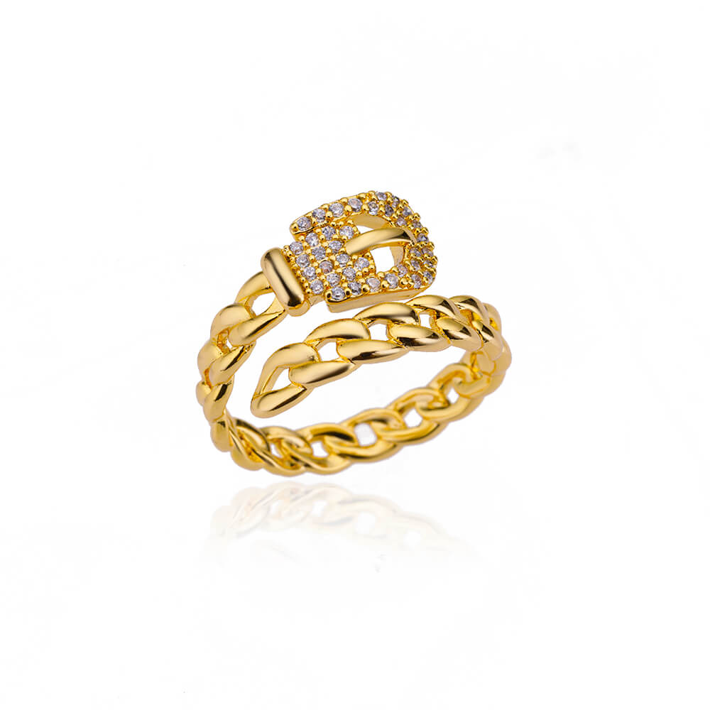 Buckle Chain Adjustable Ring