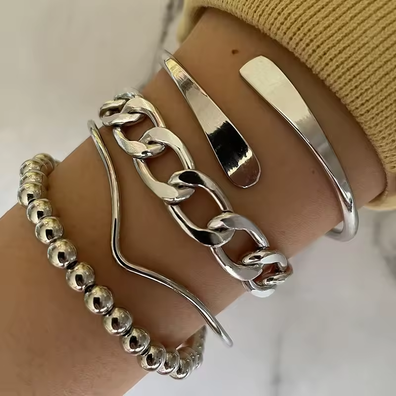 4pc Assorted Bracelet Set