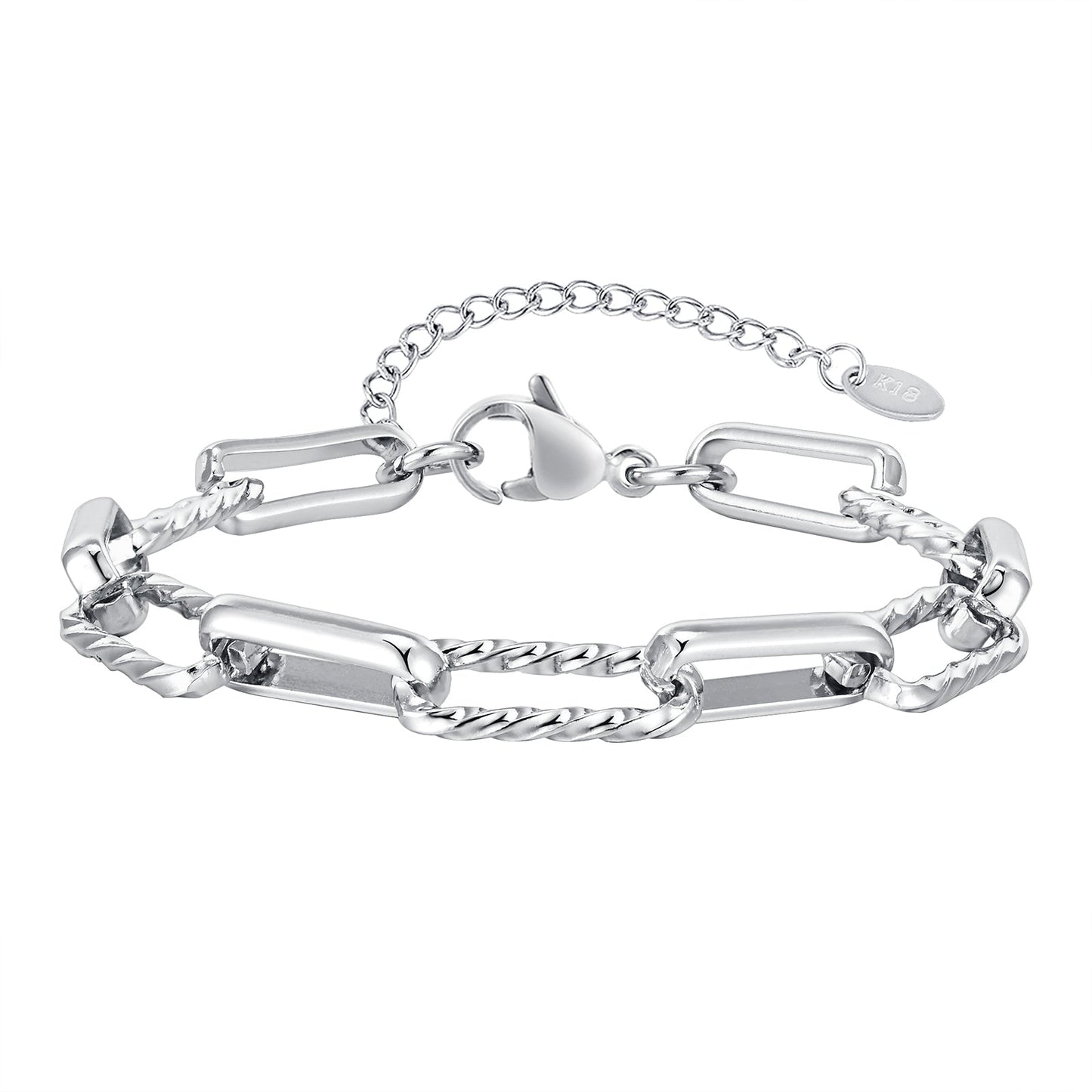 Chunky Paperclip Chain Bracelet