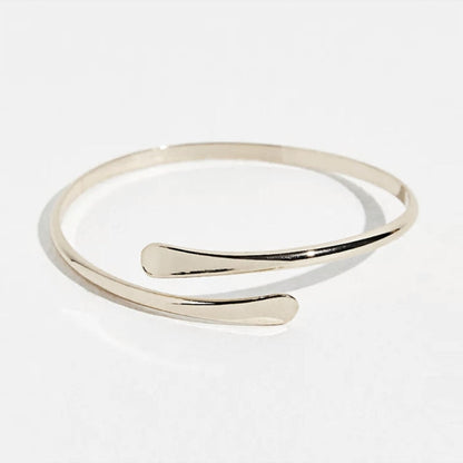 Minimalist Gold Arm Cuff Bracelet
