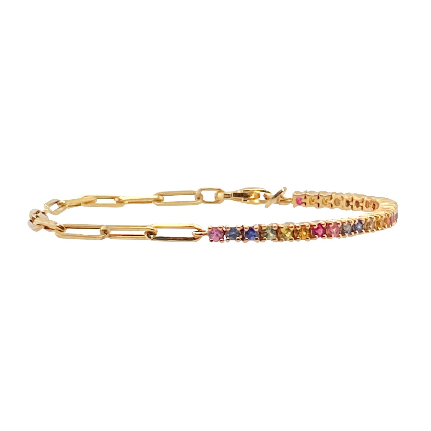 Luxury Gold Cubic Zirconia Tennis Bracelet